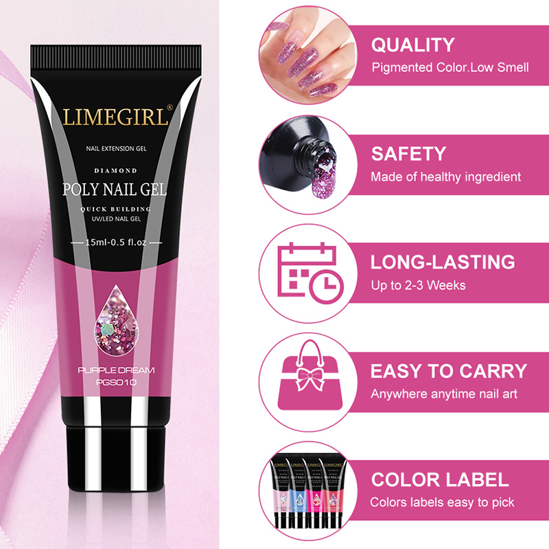 ชุดทำเล็บ LIMEGIRL 15 มล. ชุดต - Nail Art Extension Cat Eye บทวิจารณ์และราคา