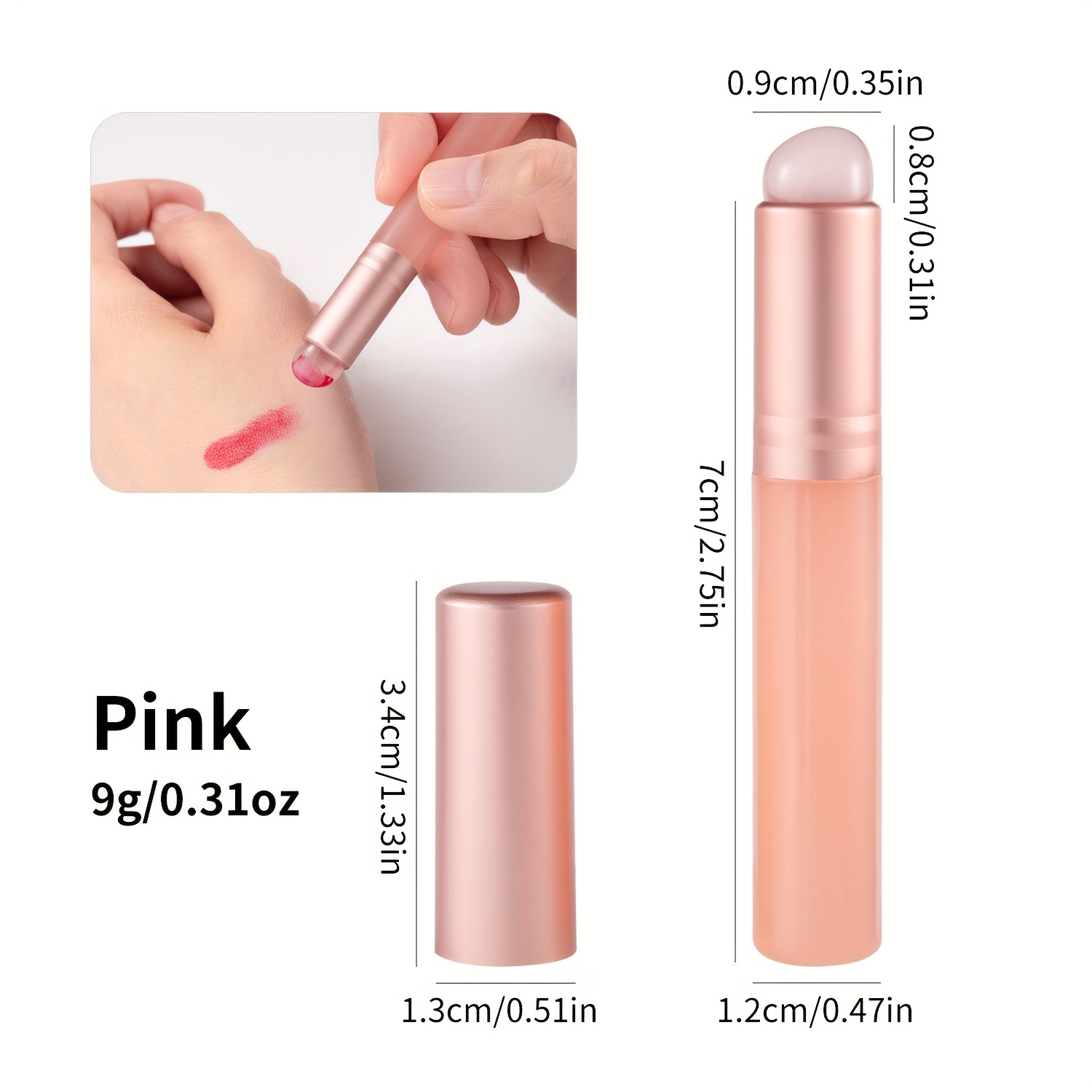 แปรงทาเล็บซิลิโคนสีชมพูเยลลี่  - Nail Art Pink Soft บทวิจารณ์และราคา