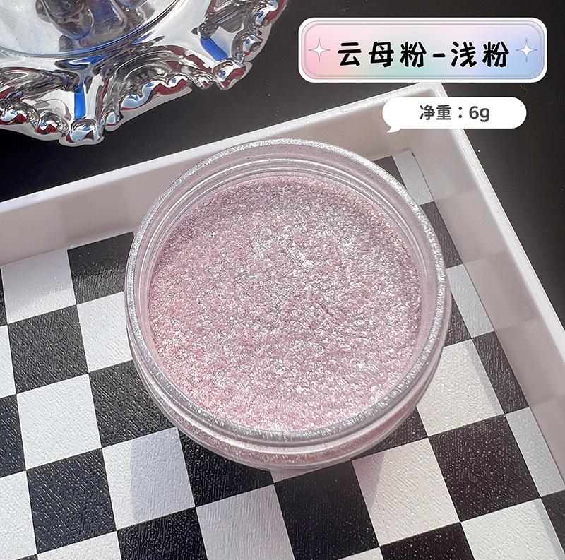 ผงไมก้ากลิตเตอร์เมอร์เมดไดมอนด - Nail Art Inspo บทวิจารณ์และราคา