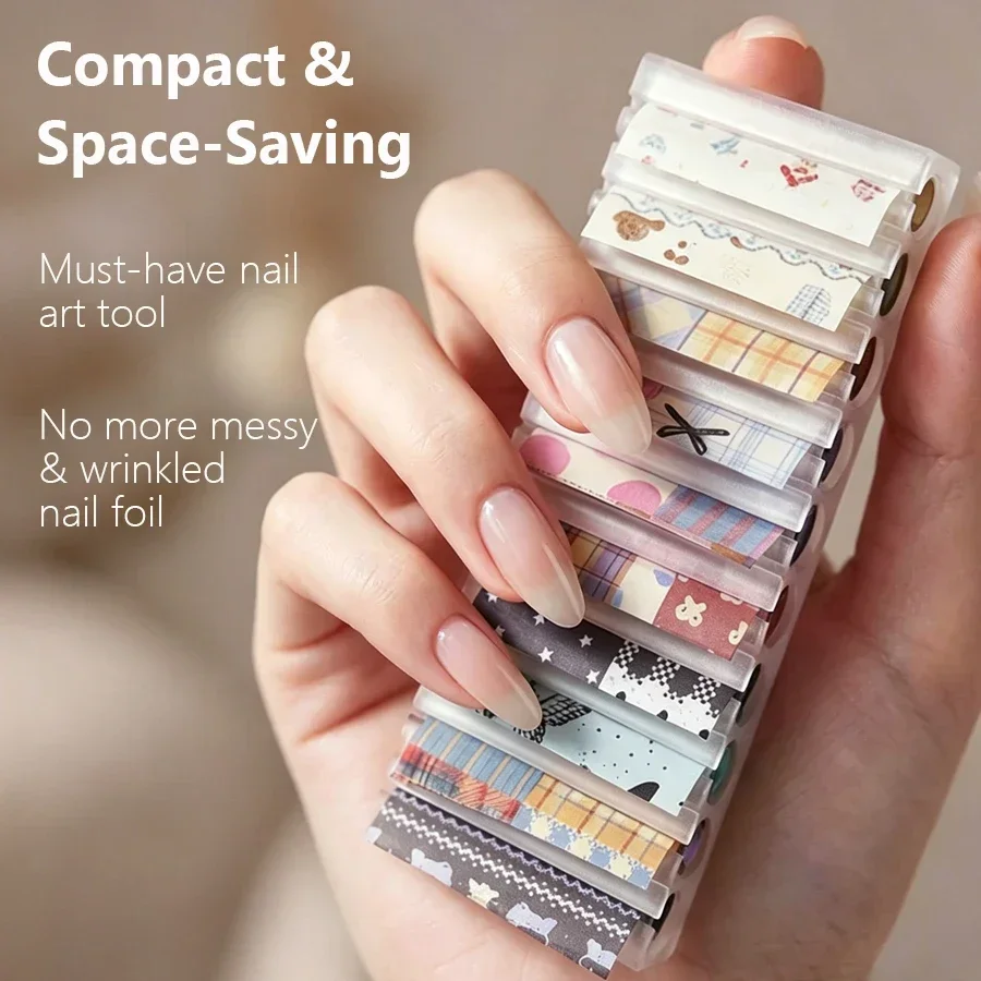 กล่องเก็บฟอยล์ลายดาว 10 ช่องแบ - Nail Foil Transfer บทวิจารณ์และราคา