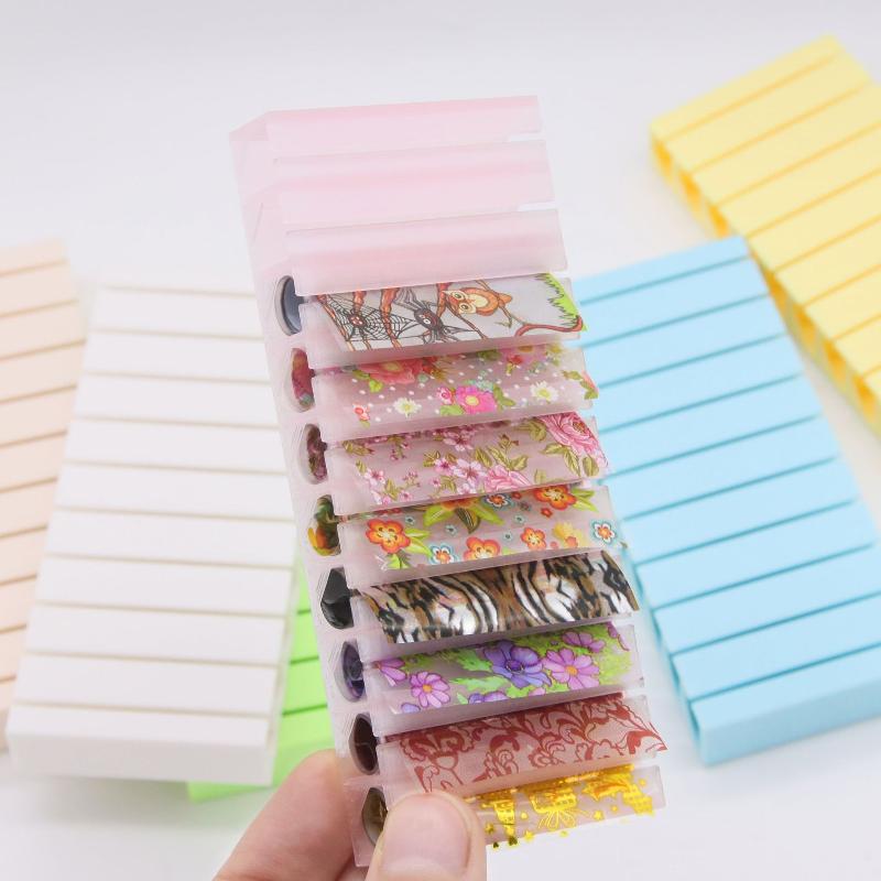 กล่องเก็บฟอยล์ทำเล็บ 1 ชุด 10  - Nail Foil Transfer บทวิจารณ์และราคา