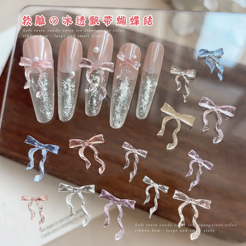 30PCS Fairy Iceโปร่งใสสีชมพูสี - Nail Art Pink Soft บทวิจารณ์และราคา
