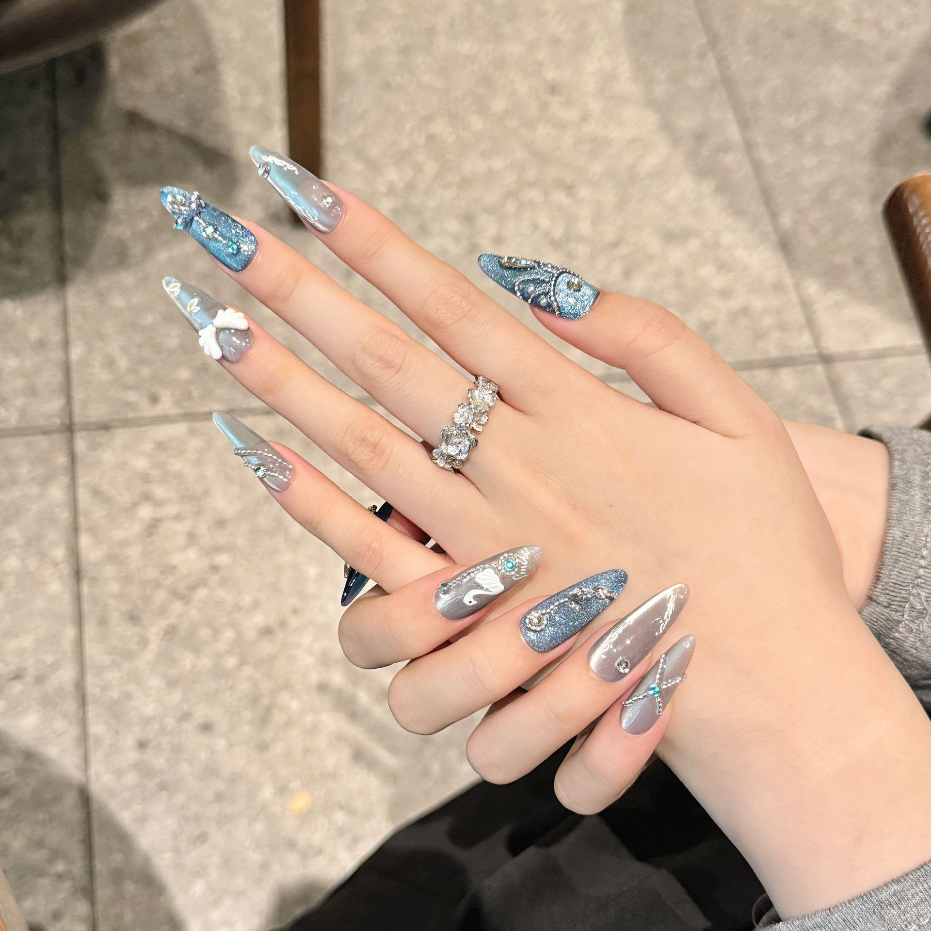 10 ชิ้น White Swan Handmade เล - Nail Art Glitter บทวิจารณ์และราคา
