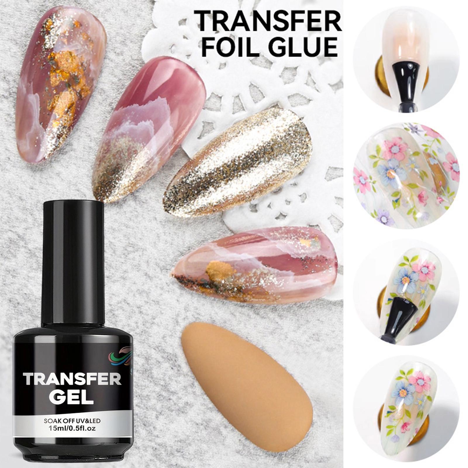 เจลติดเล็บ 15 มล. ติดแน่น ทนทา - Nail Foil Transfer บทวิจารณ์และราคา