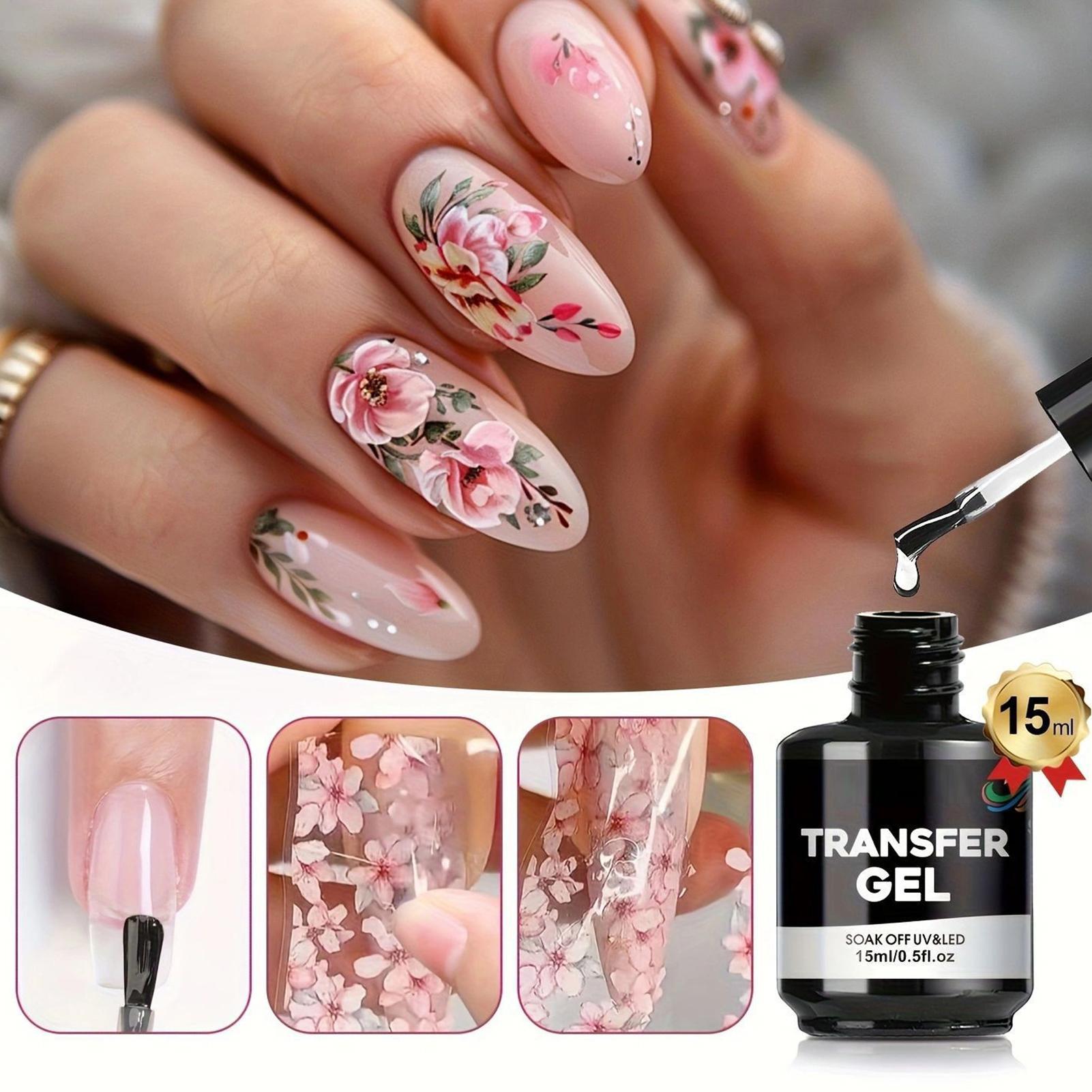 เจลติดเล็บ 15 มล. ติดแน่น ทนทา - Nail Foil Transfer บทวิจารณ์และราคา