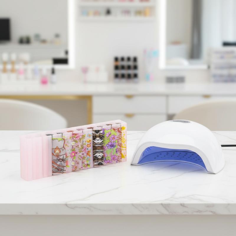 กล่องเก็บฟอยล์ทำเล็บแบบ 10 ช่อ - Nail Foil Transfer บทวิจารณ์และราคา