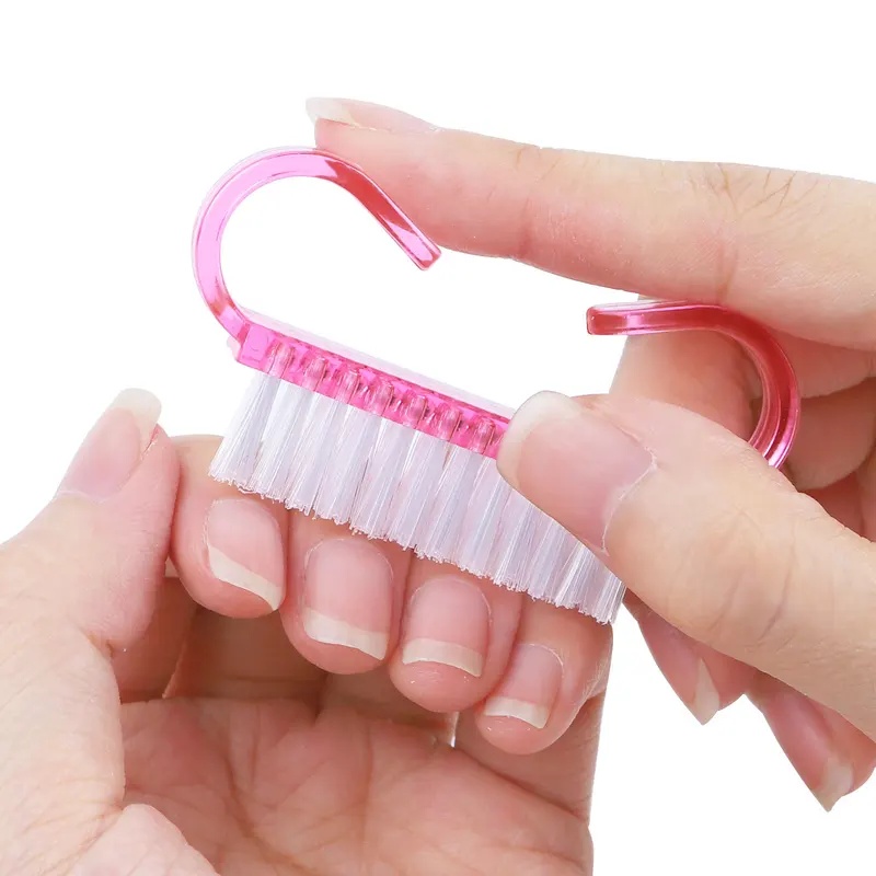 แปรงทำความสะอาดเล็บพลาสติก 5/1 - Nail Art Pink Soft บทวิจารณ์และราคา