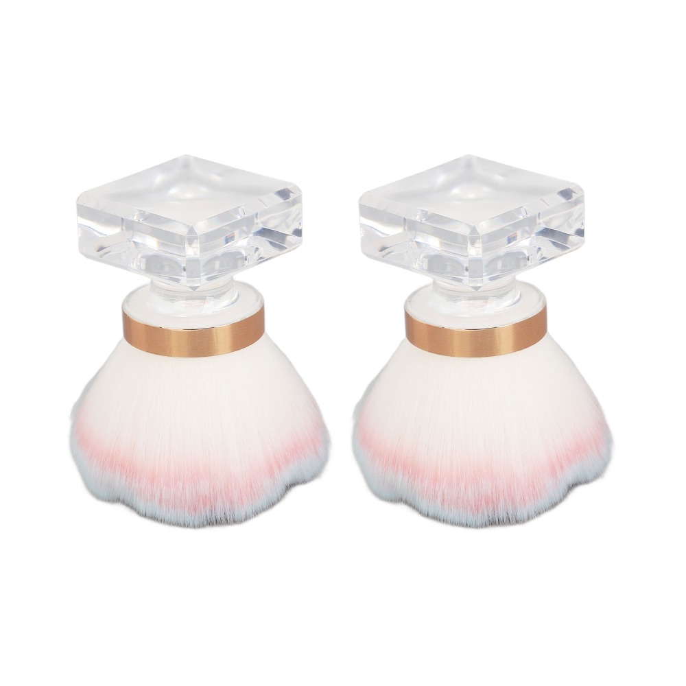 แปรงปัดฝุ่นเล็บขนนุ่มสีชมพู 2  - Nail Art Pink Soft บทวิจารณ์และราคา