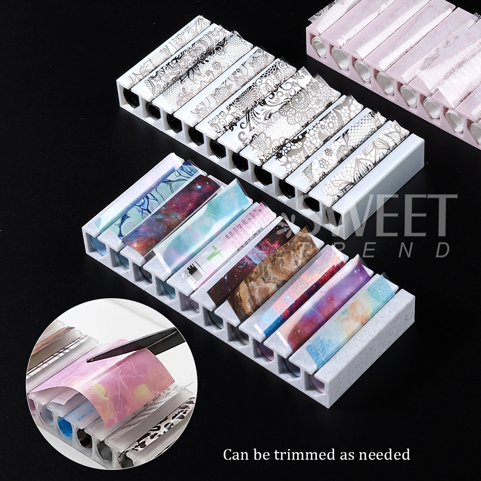 กล่องเก็บฟอยล์ติดเล็บ สำหรับเก - Nail Foil Transfer บทวิจารณ์และราคา