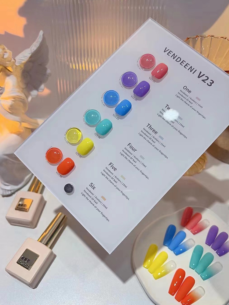 VENDEENI ชุดเจลทาเล็บแบบตาแมว  - Nail Art Glitter บทวิจารณ์และราคา